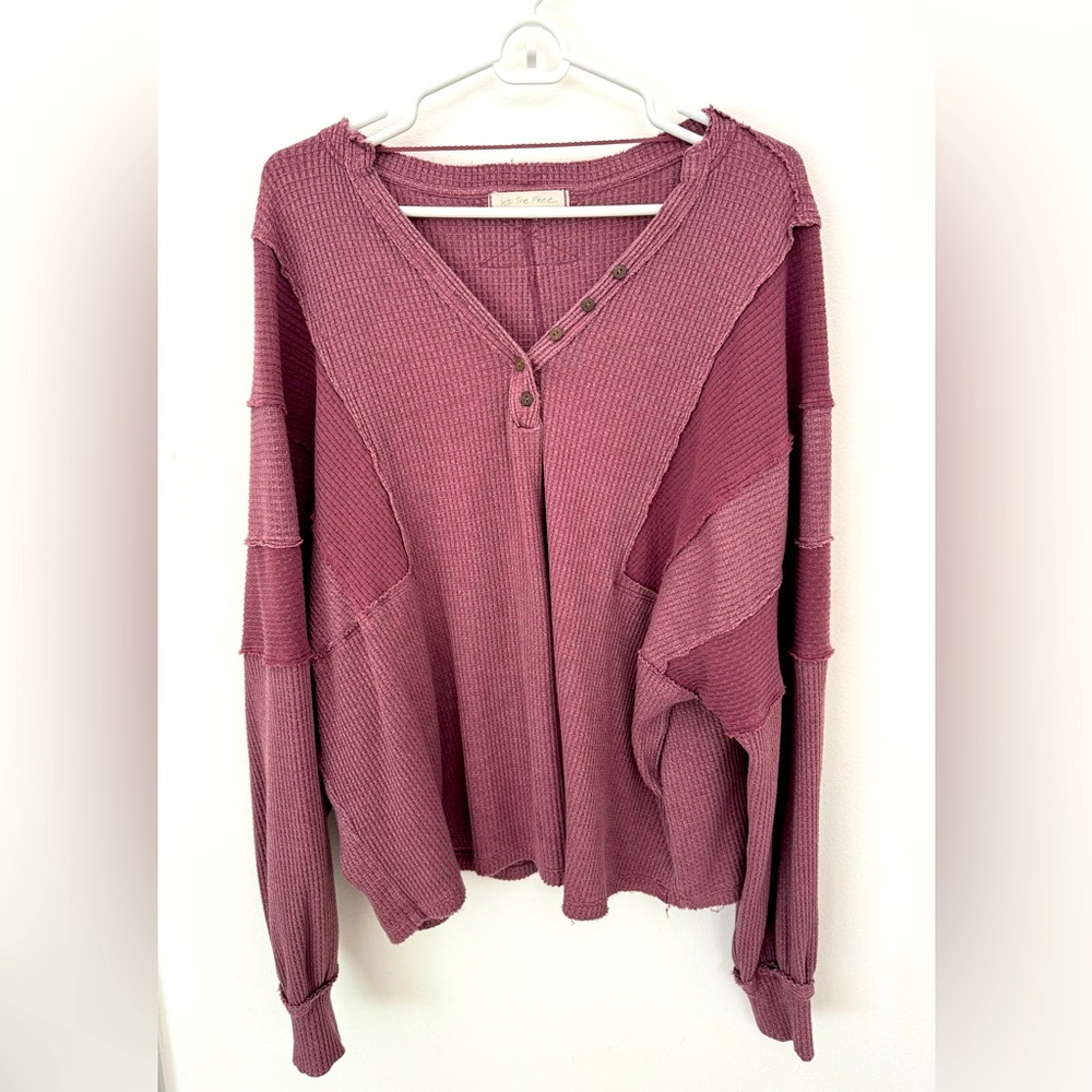 Free People Oversized Henley